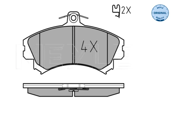 Set placute frana