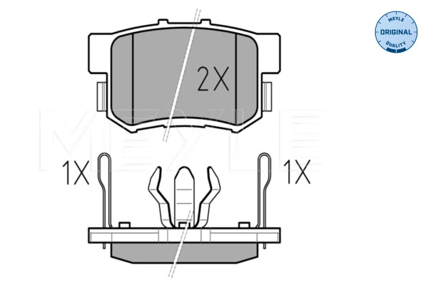 Set placute frana