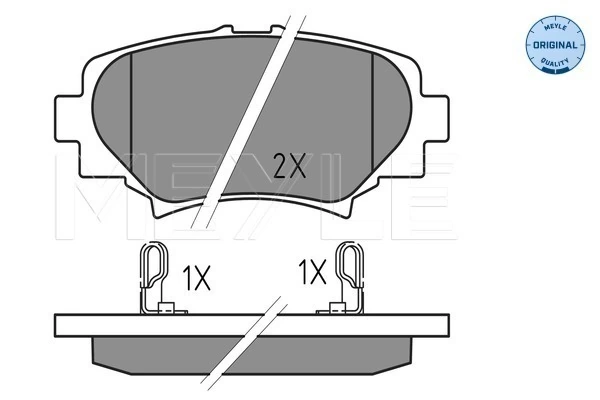 Set placute frana