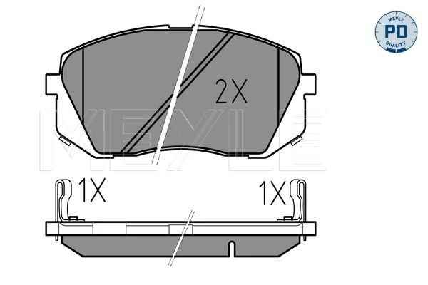 Set placute frana