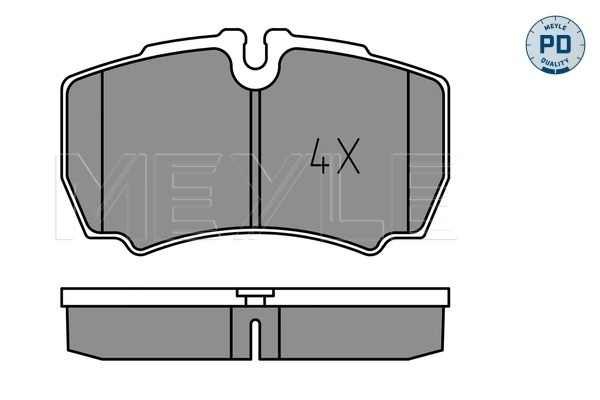 Set placute frana