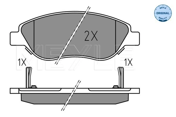 Set placute frana
