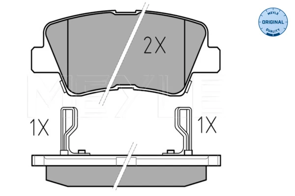 Set placute frana