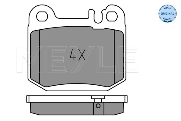 Set placute frana