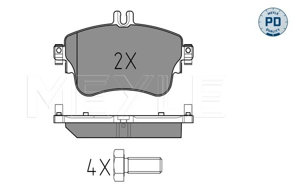 Set placute frana