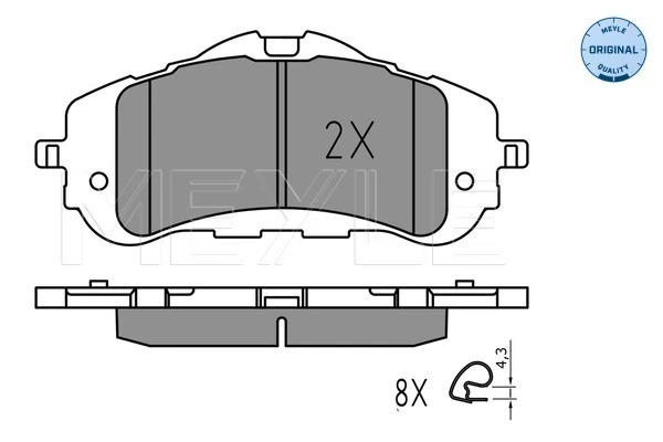 Set placute frana