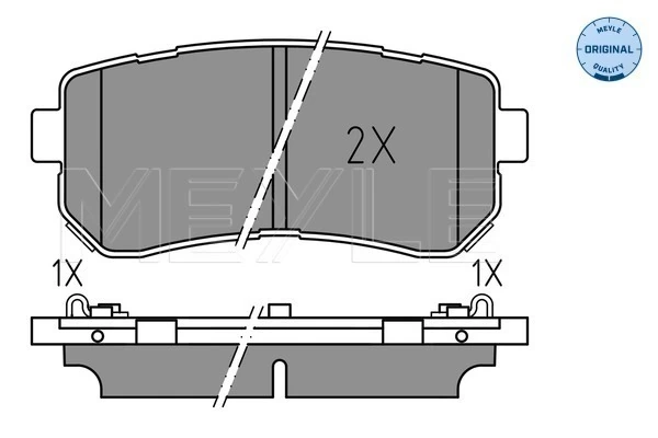 Set placute frana
