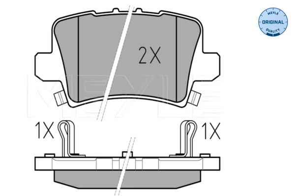 Set placute frana