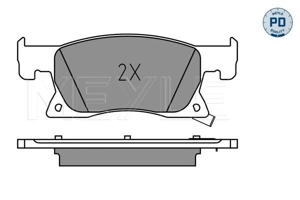 Set placute frana