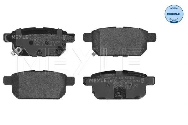 Set placute frana