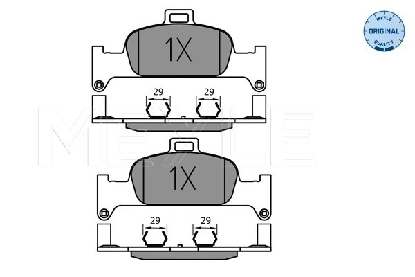 Set placute frana