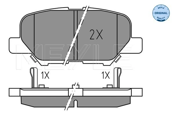 Set placute frana