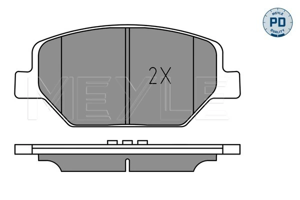 Set placute frana