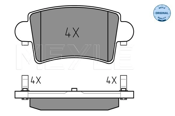 Set placute frana