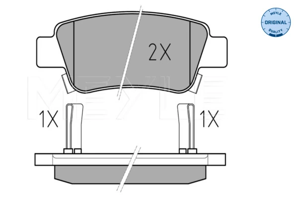 Set placute frana