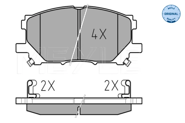 Set placute frana