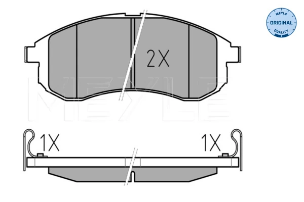Set placute frana