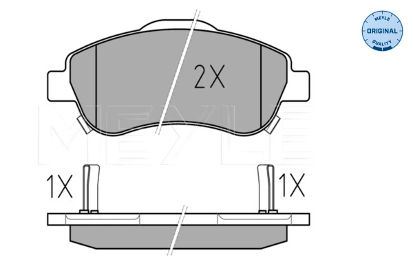 Set placute frana