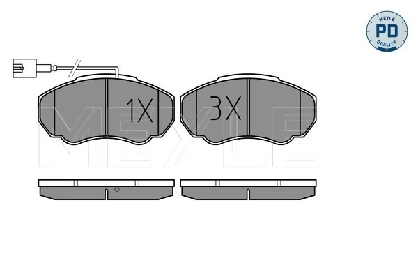 Set placute frana