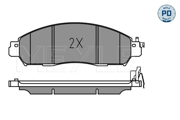 Set placute frana