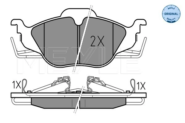 Set placute frana