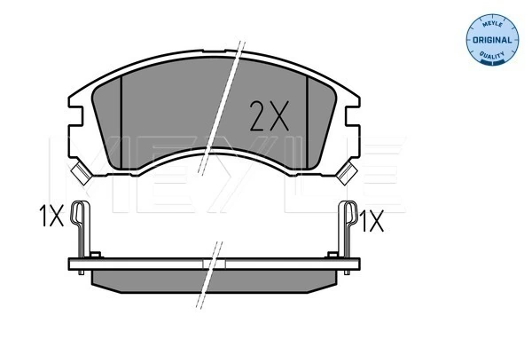 Set placute frana