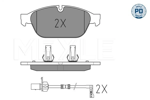 Set placute frana