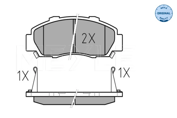 Set placute frana