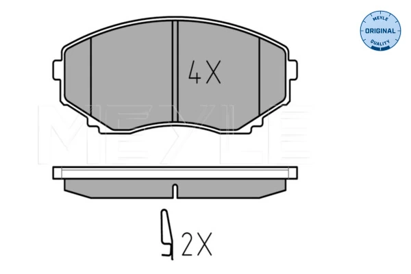 Set placute frana