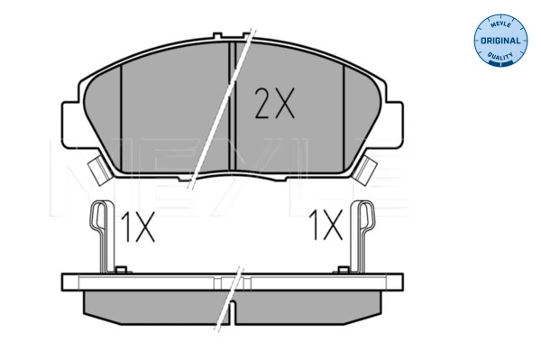 Set placute frana