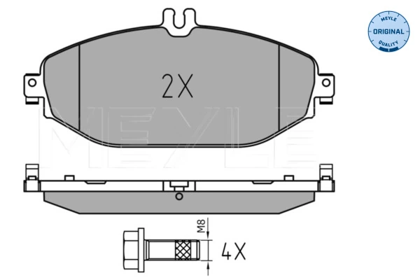 Set placute frana
