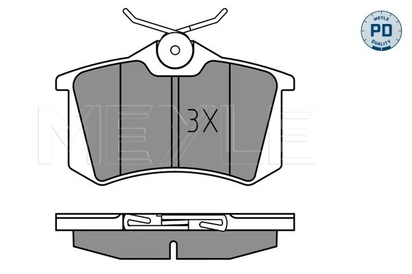 Set placute frana