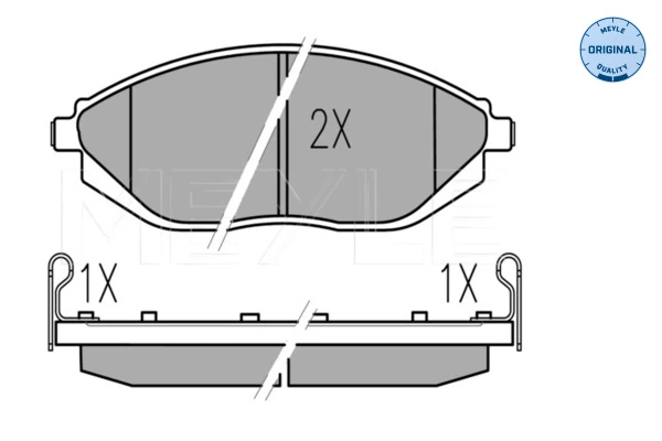 Set placute frana