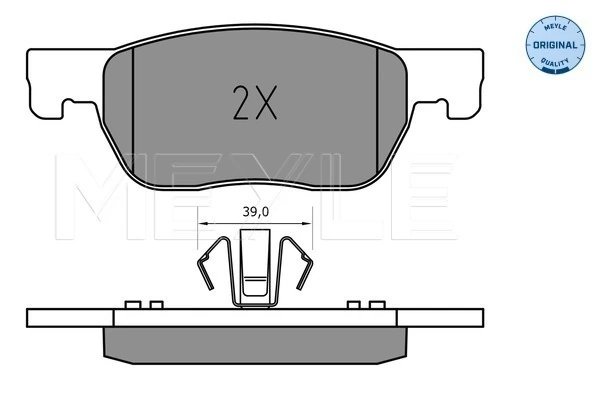 Set placute frana