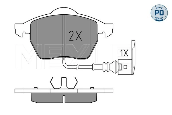 Set placute frana