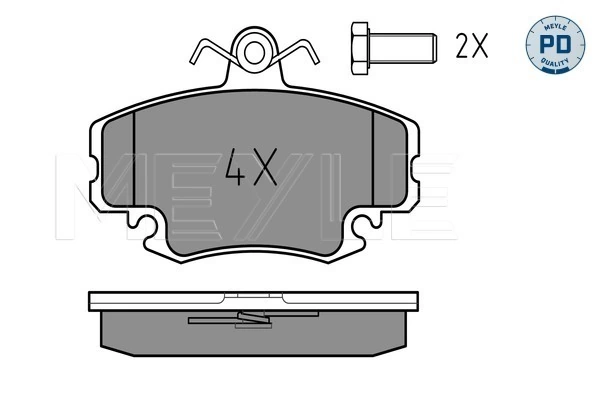 Set placute frana