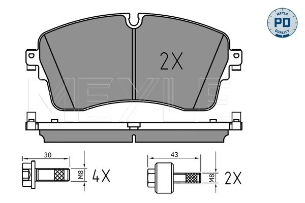 Set placute frana