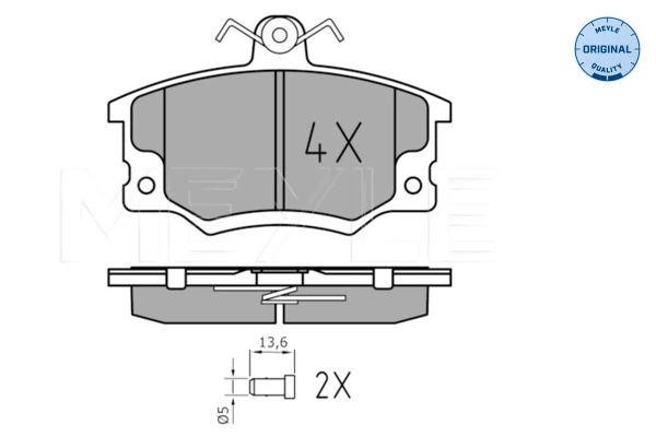 Set placute frana