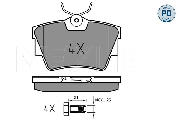 Set placute frana