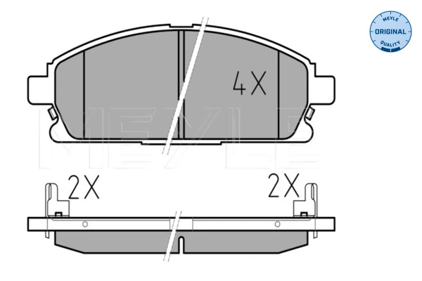 Set placute frana