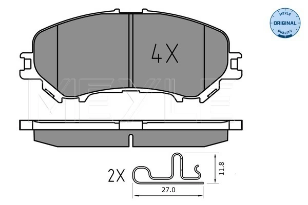 Set placute frana