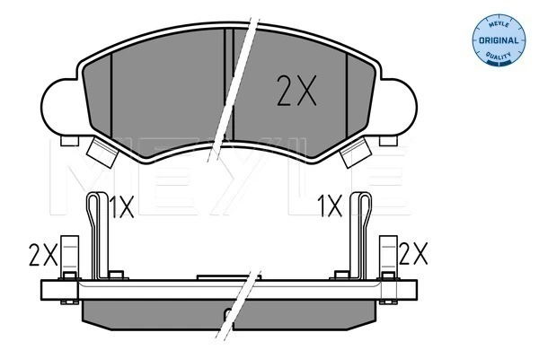 Set placute frana