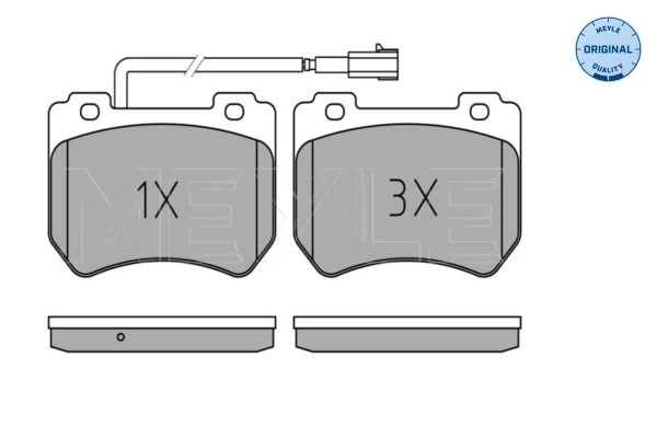 Set placute frana