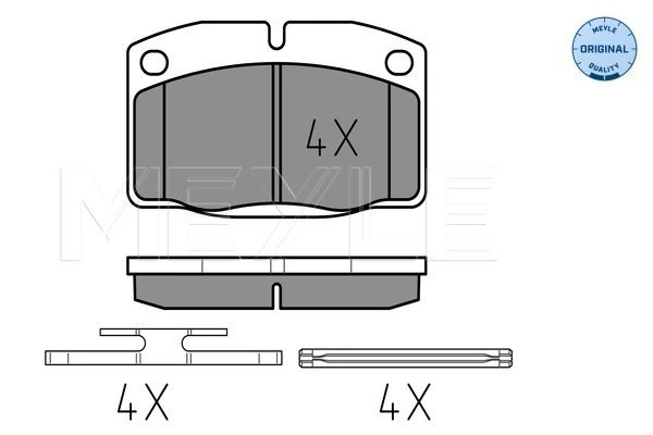Set placute frana