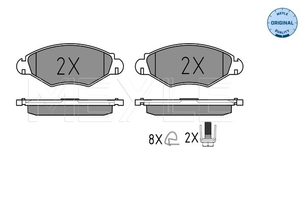 Set placute frana