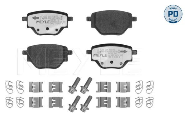Set placute frana