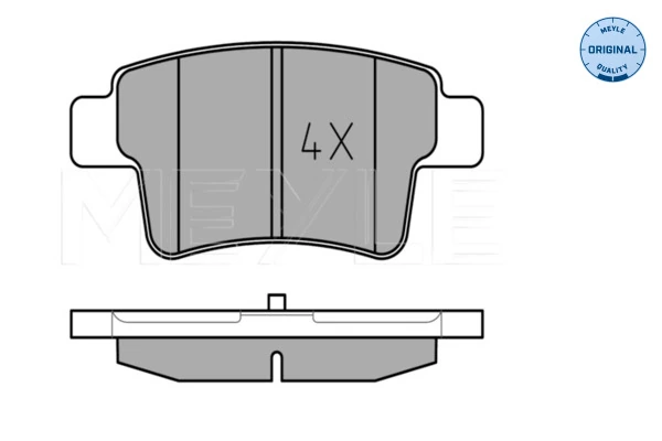 Set placute frana