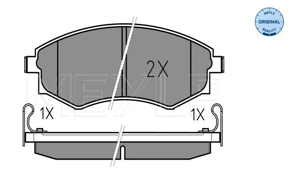 Set placute frana