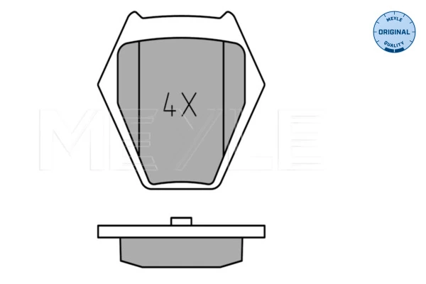 Set placute frana