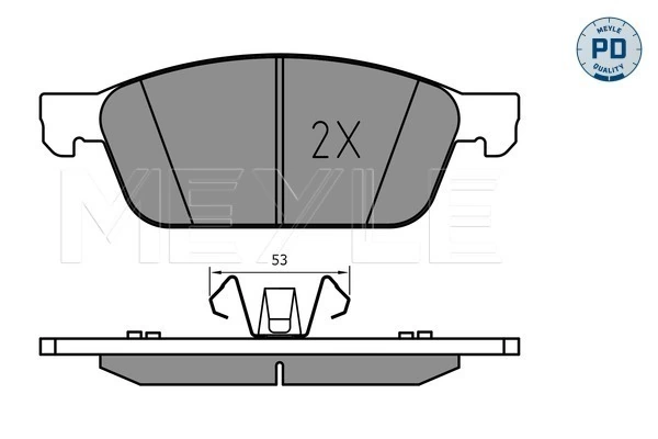 Set placute frana